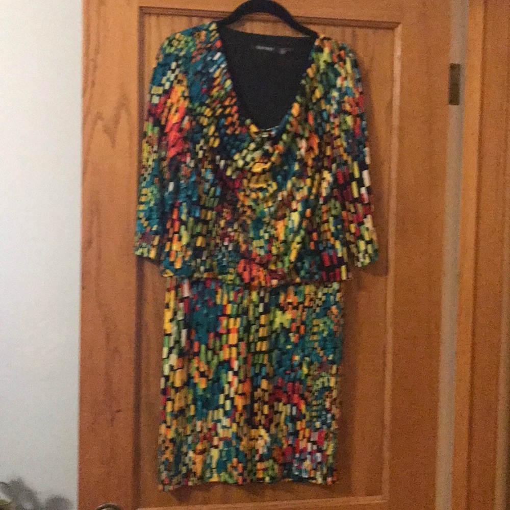 Ellen Tracy scoop neck dress